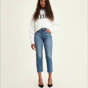 Levi's wedgie straight jeans